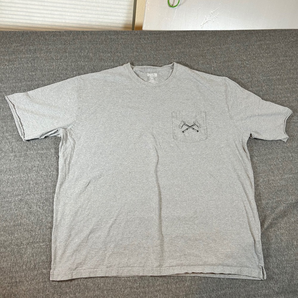 Duluth Trading Chopping Wood Looking Good Longtail Pocket Shirt 3XL Cut Sleeve